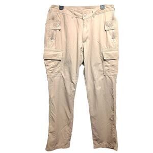 Clothing Arts pick pocket proof khaki pants 34x30 M Traveler cargo survival